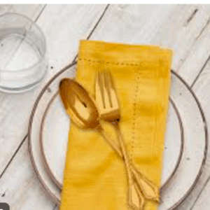 Gold Somerset Damask Napkins