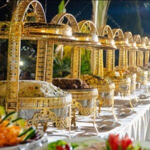 Golden Butterfly Hanging Cover Chafing Dish - 10 QT