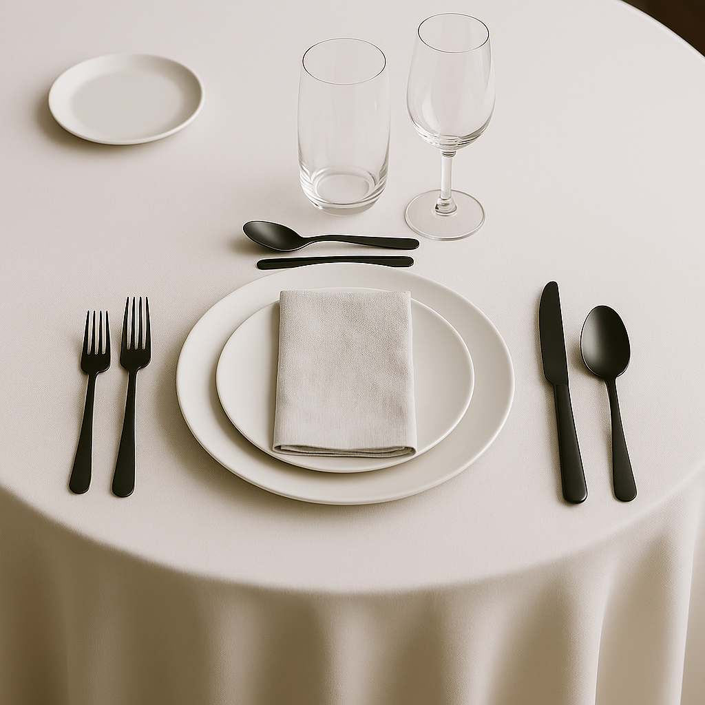 Modern Minimalist Setting - Houston Party Rental Services