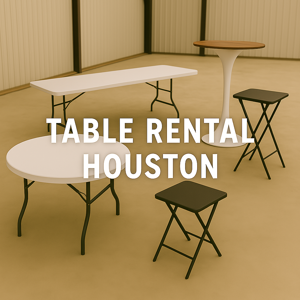 Table & Chair Rentals in Houston, TX | Houston Party Rental Service